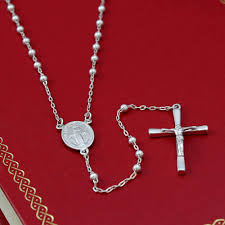 SILVER ROSARY