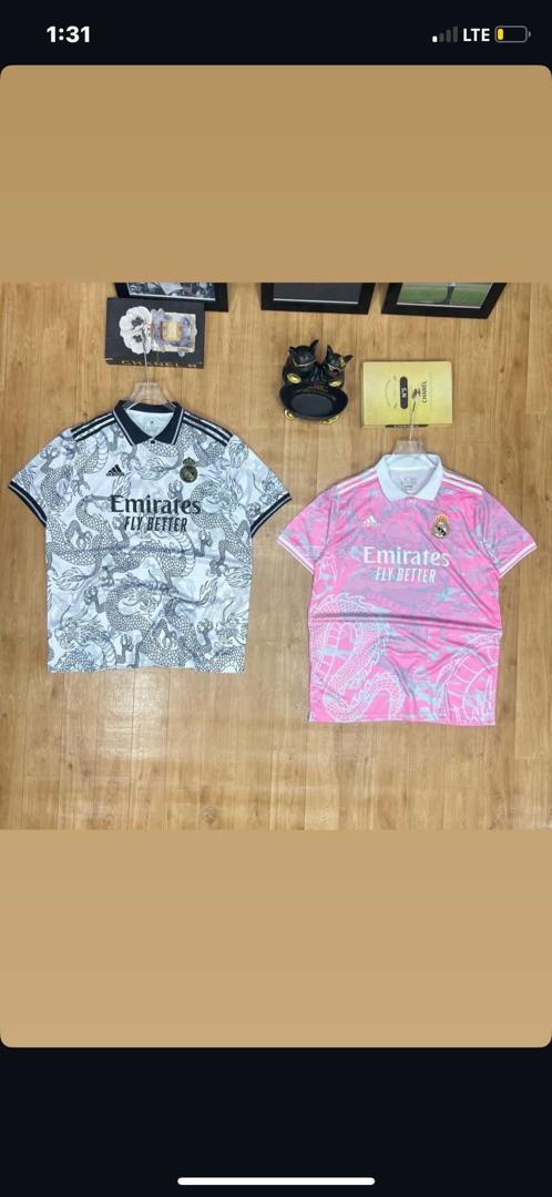 REAL MADRID PINK JERSEY